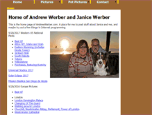 Tablet Screenshot of andrewwerber.com